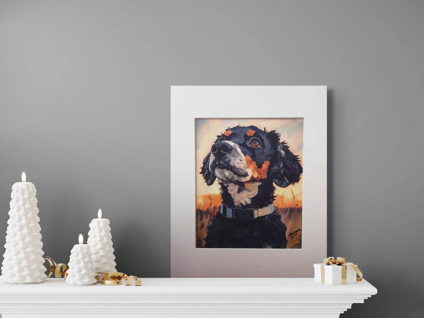 ADD-ON: I WANT A Larger PRINT! 11" x 14" matted to 16" x 20" in white mat - Ready-to-Frame