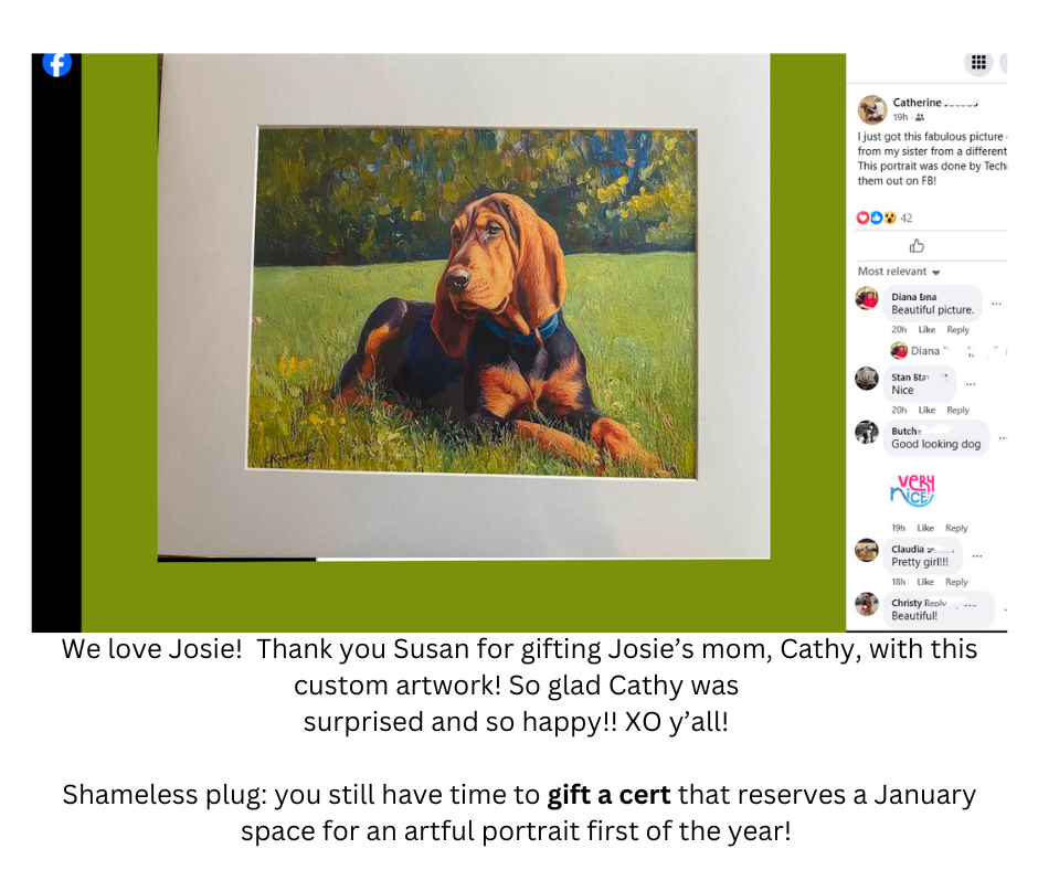 Y'all ~ Just getting started!! #custompetportraits