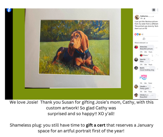 Y'all ~ Just getting started!! #custompetportraits